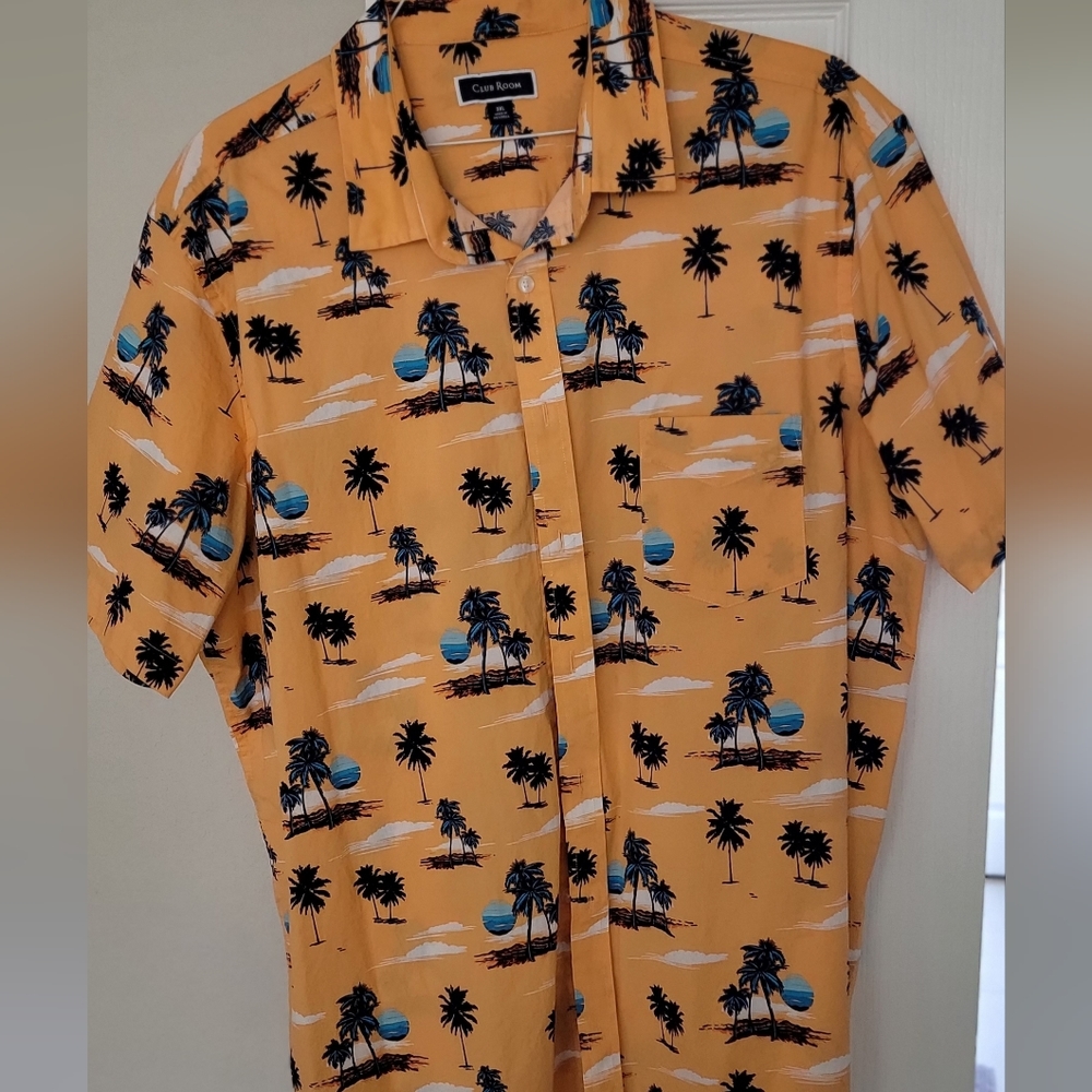 Men's Club Room Hawaiian Print Shirt
